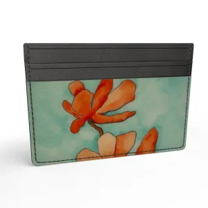 Baraka Blooms Leather Card Holder