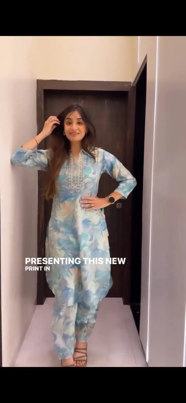 Beautiful Designer Party Wear Summer Special Co Ord Set