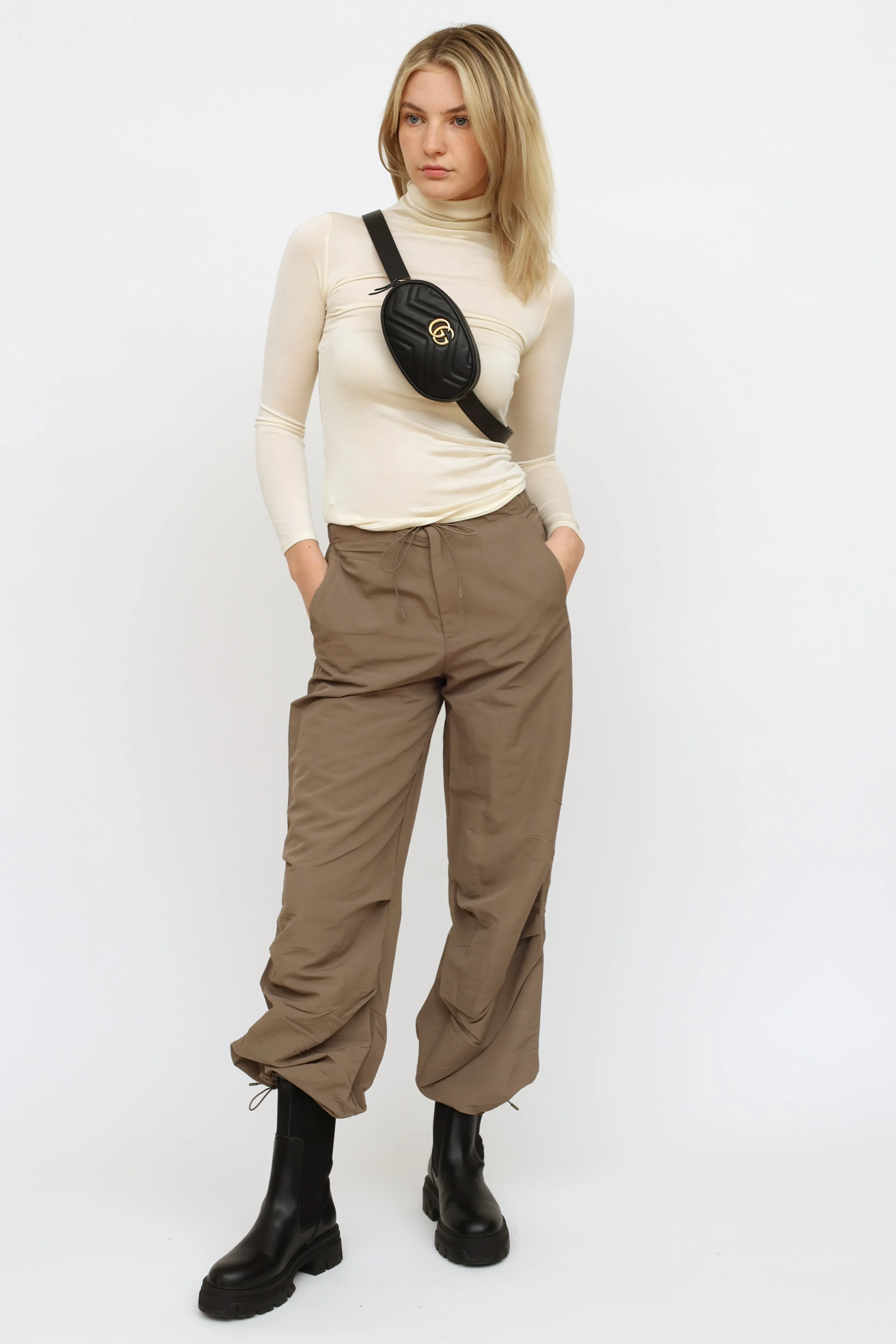 Black Marmont GG Waist Bag