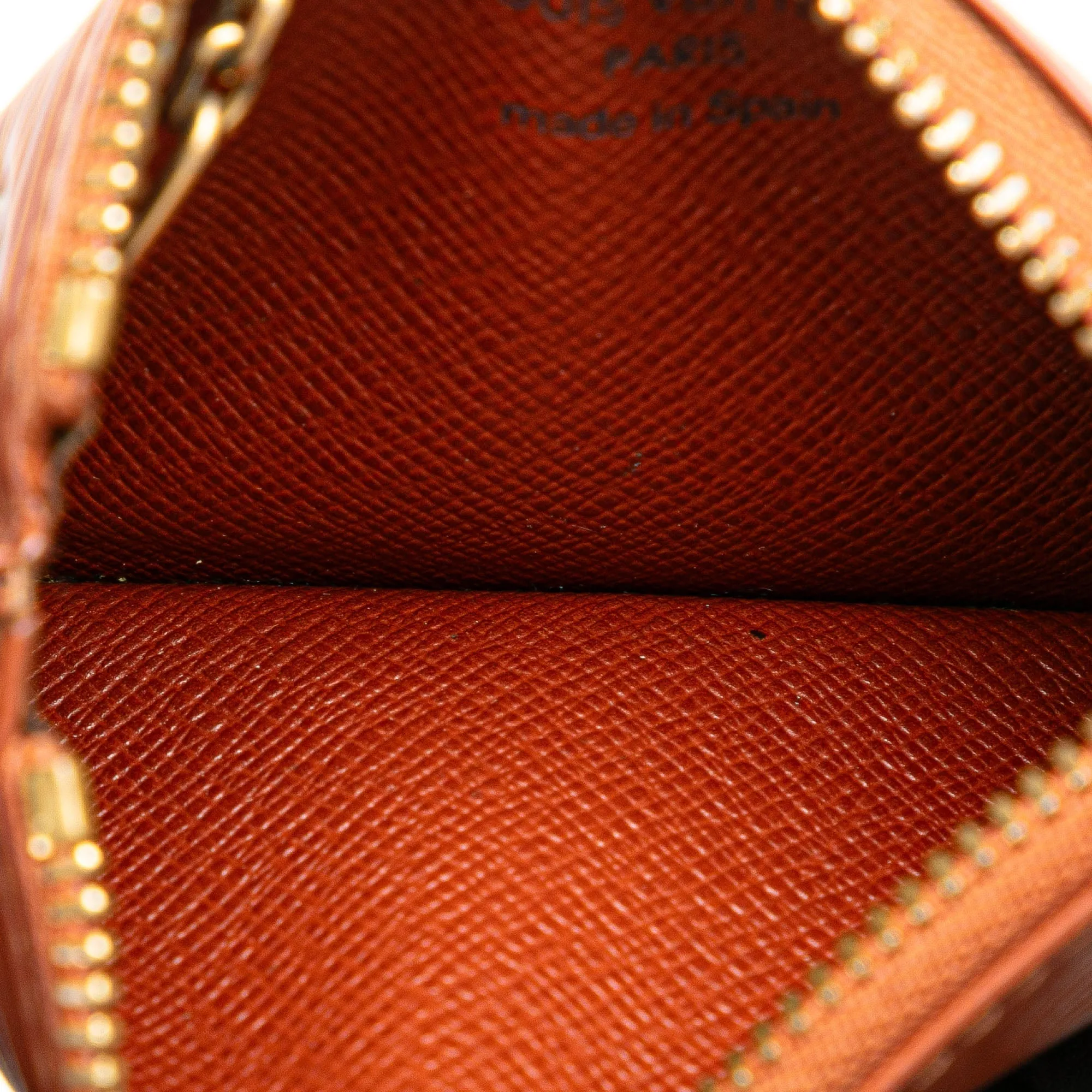 Brown Louis Vuitton Epi Pochette Cles Coin Pouch