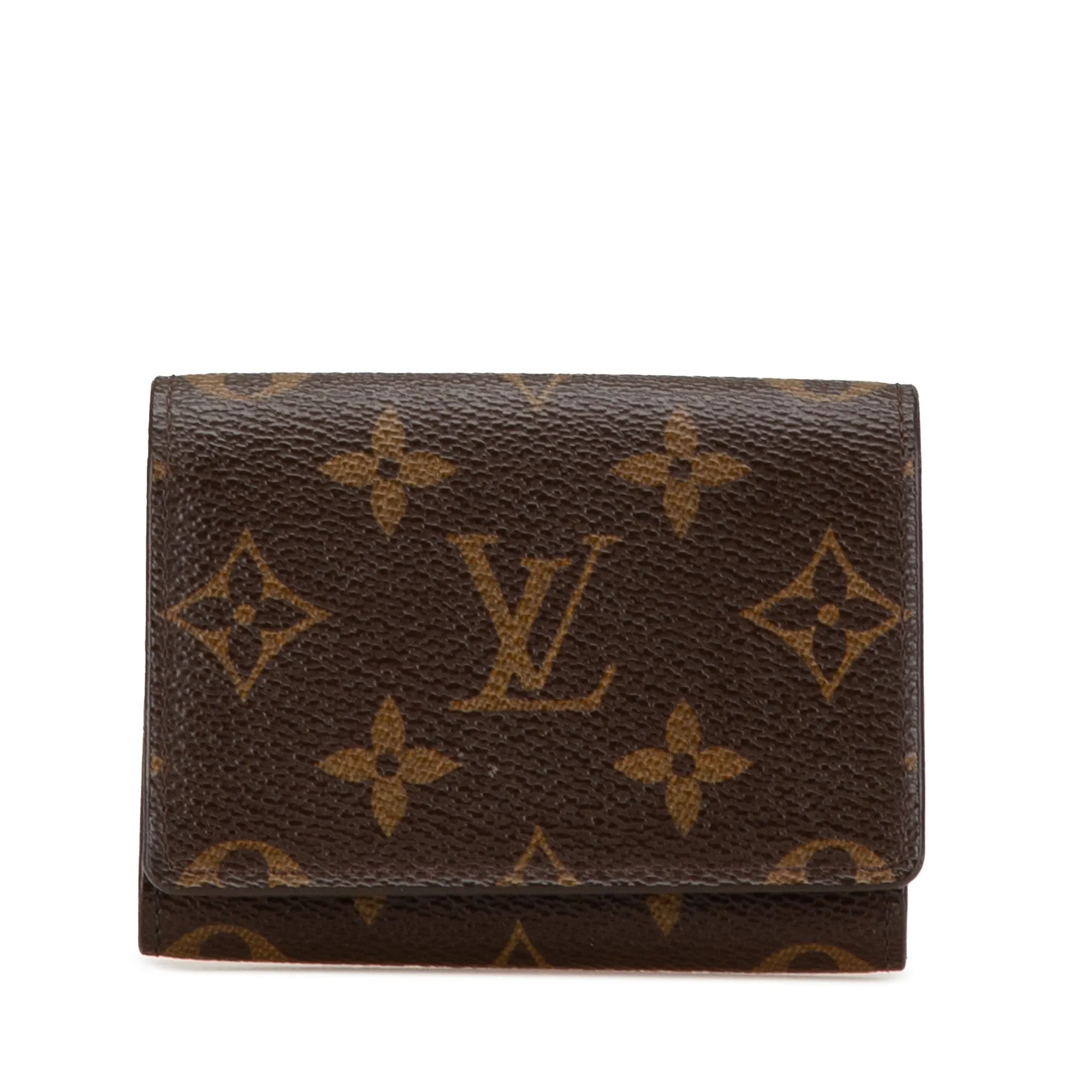 Brown Louis Vuitton Monogram Card Case