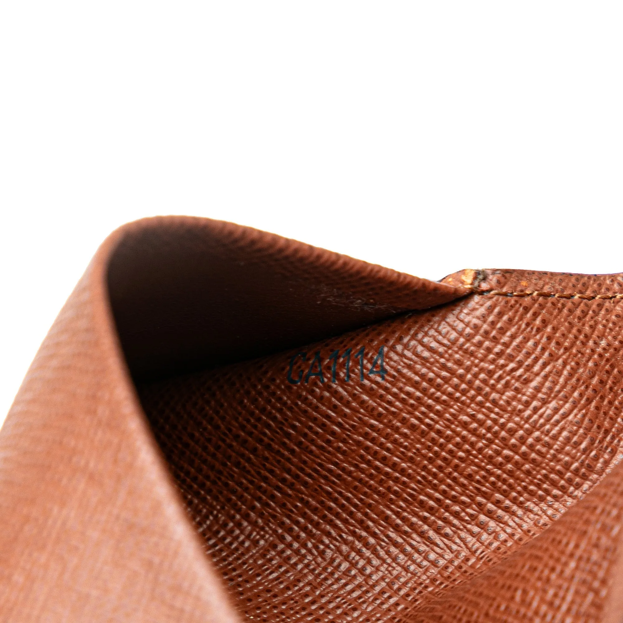 Brown Louis Vuitton Monogram Card Case