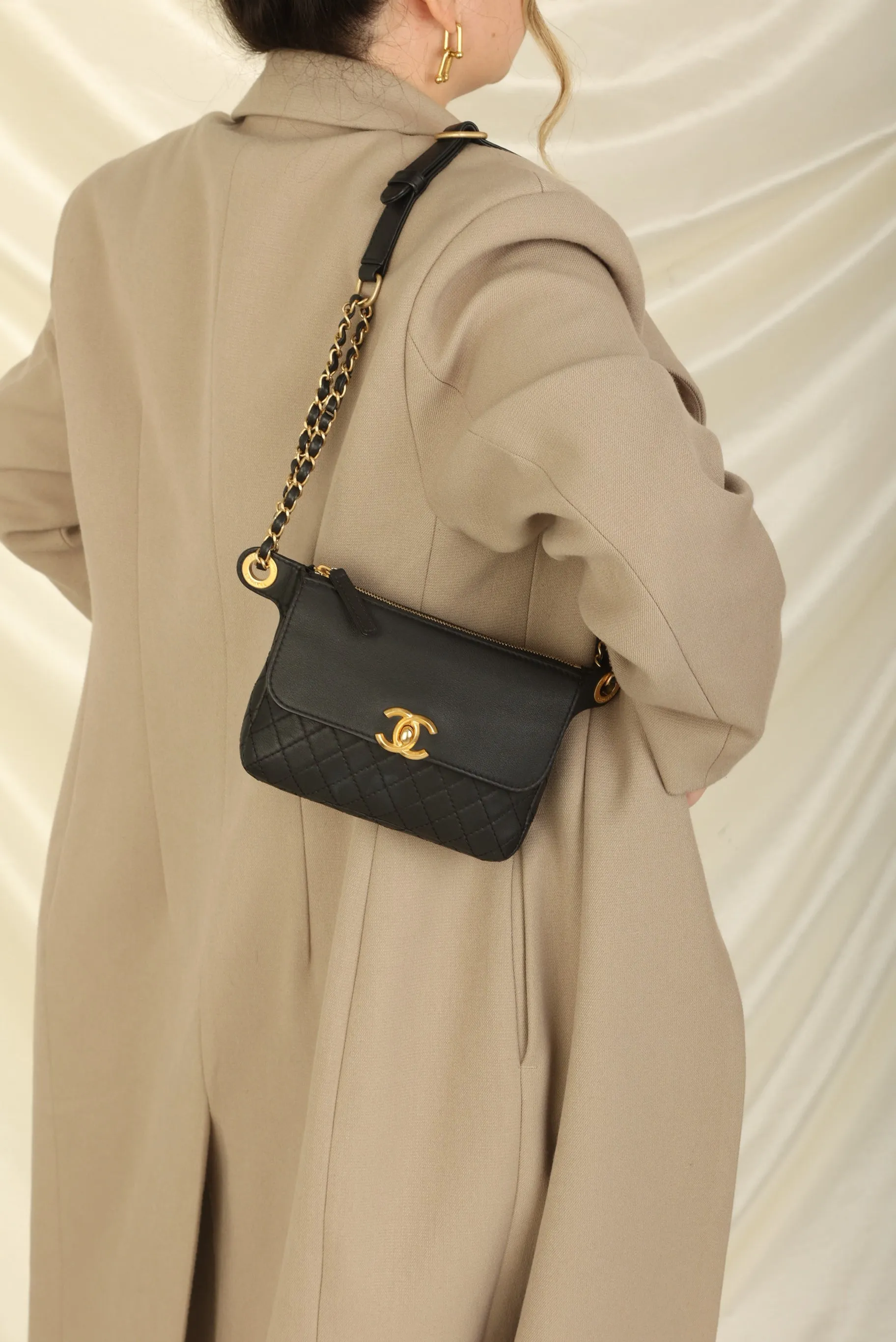 Chanel 2019 Calfskin Waistbag w/ Coin Purses