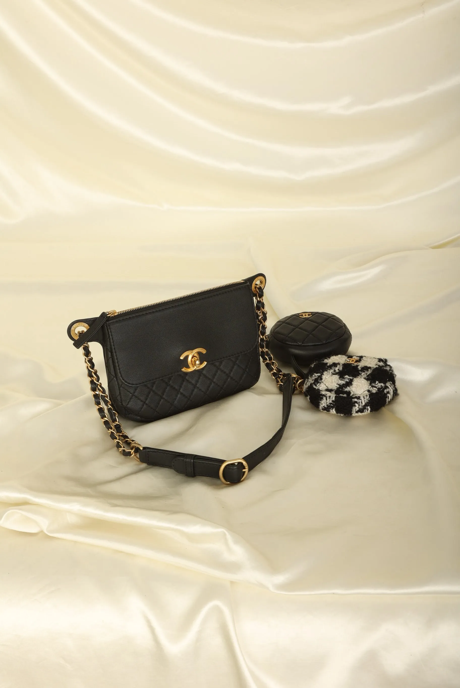 Chanel 2019 Calfskin Waistbag w/ Coin Purses