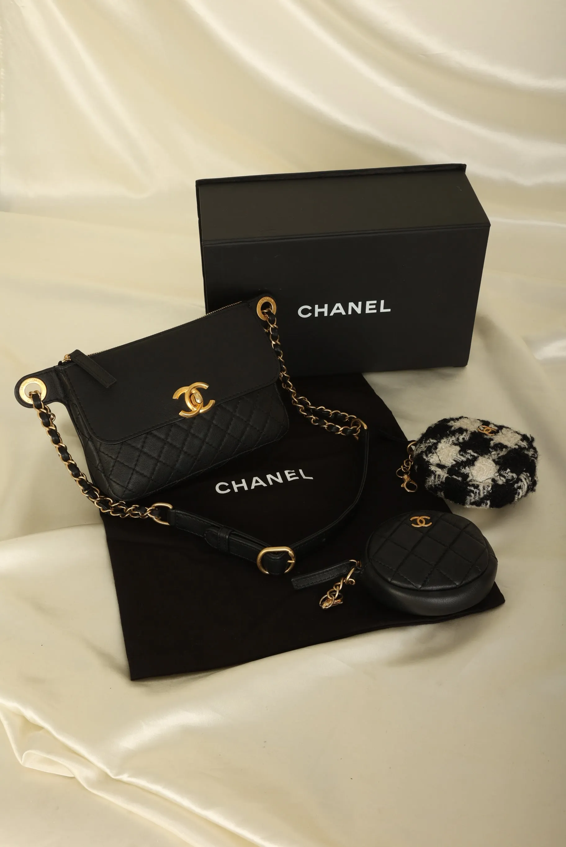 Chanel 2019 Calfskin Waistbag w/ Coin Purses