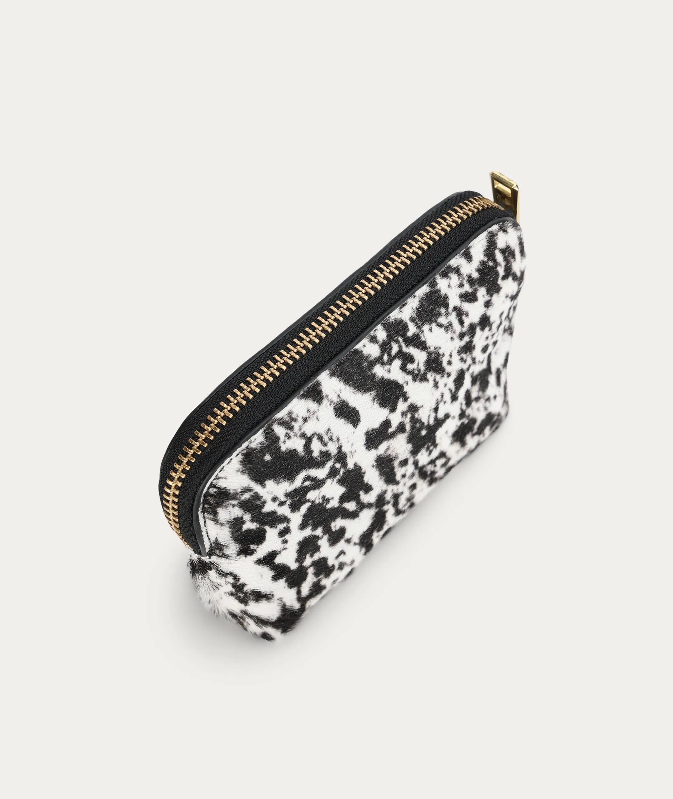 Poucher - Graphite Calf Hair