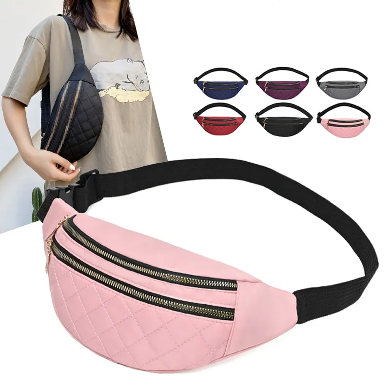 realaiot  Outdoor Multifunction Waist Bag, Sports Crossbody Bag, Women's Versatile Chest Bag & Fanny Pack