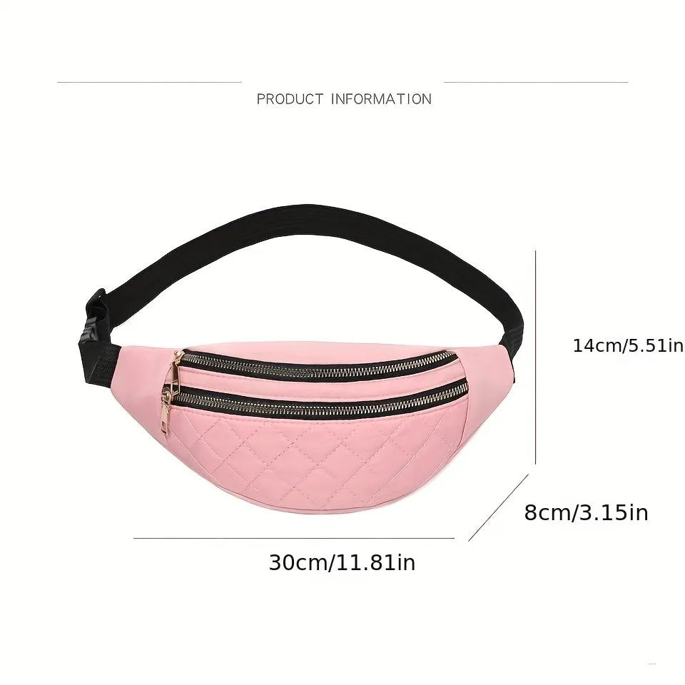 realaiot  Outdoor Multifunction Waist Bag, Sports Crossbody Bag, Women's Versatile Chest Bag & Fanny Pack