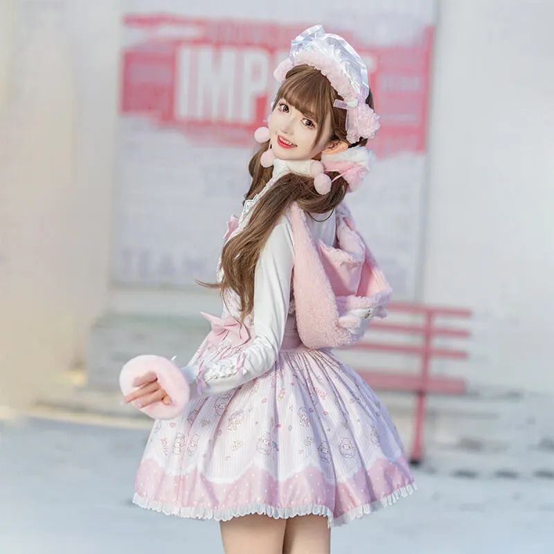 Sanrio Star Gummy Series My Sweet Piano Inspired Hooded Jumperskirt