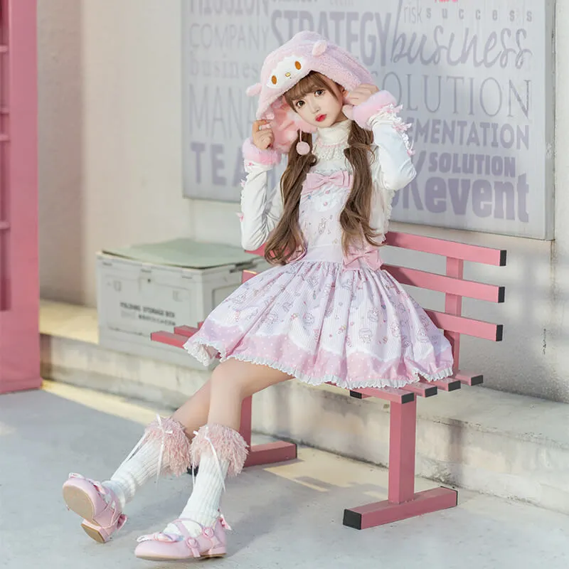 Sanrio Star Gummy Series My Sweet Piano Inspired Hooded Jumperskirt