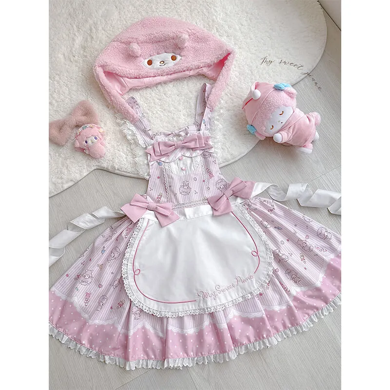 Sanrio Star Gummy Series My Sweet Piano Inspired Hooded Jumperskirt