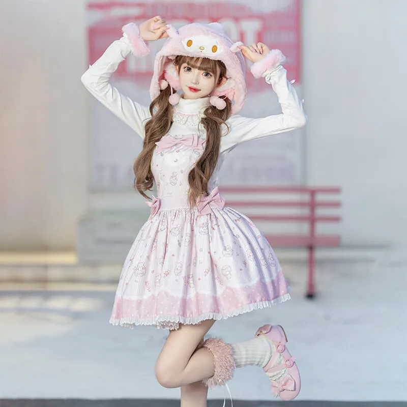 Sanrio Star Gummy Series My Sweet Piano Inspired Hooded Jumperskirt