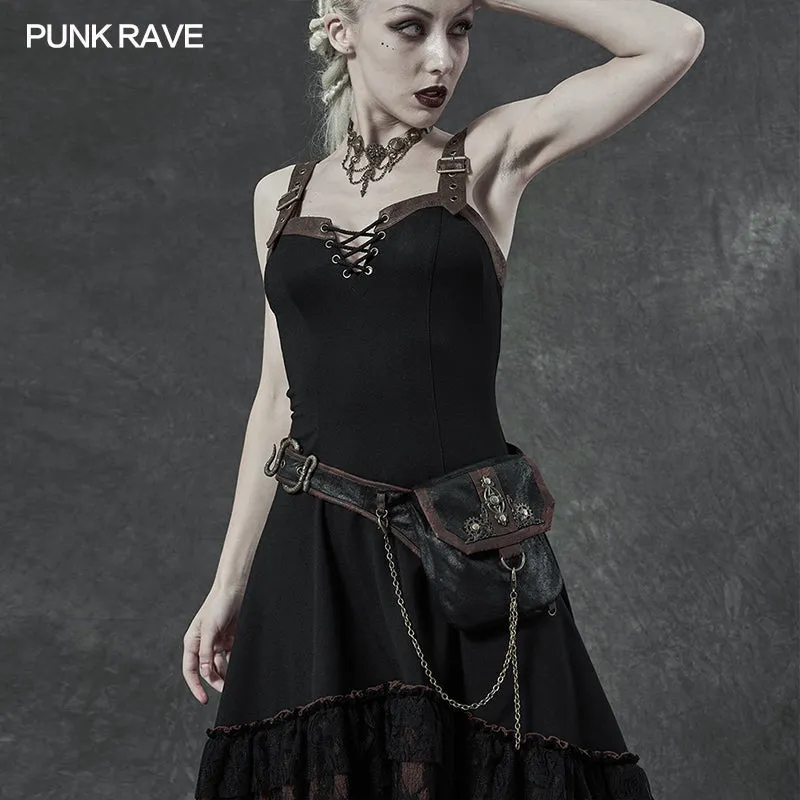 WS-394YDF Steampunk retro waist bag