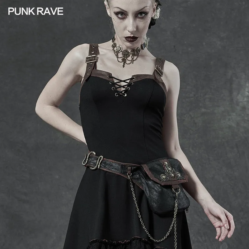 WS-394YDF Steampunk retro waist bag
