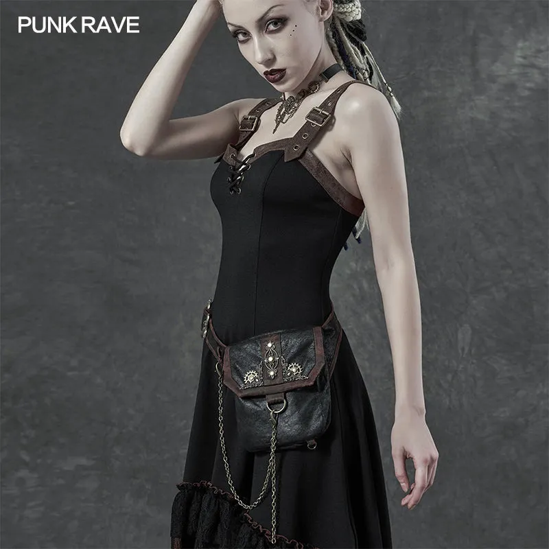 WS-394YDF Steampunk retro waist bag